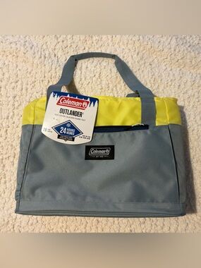 NWT Coleman Outlander Tote Cooler Bag | Butter Yellow | Insulated | Large Carry